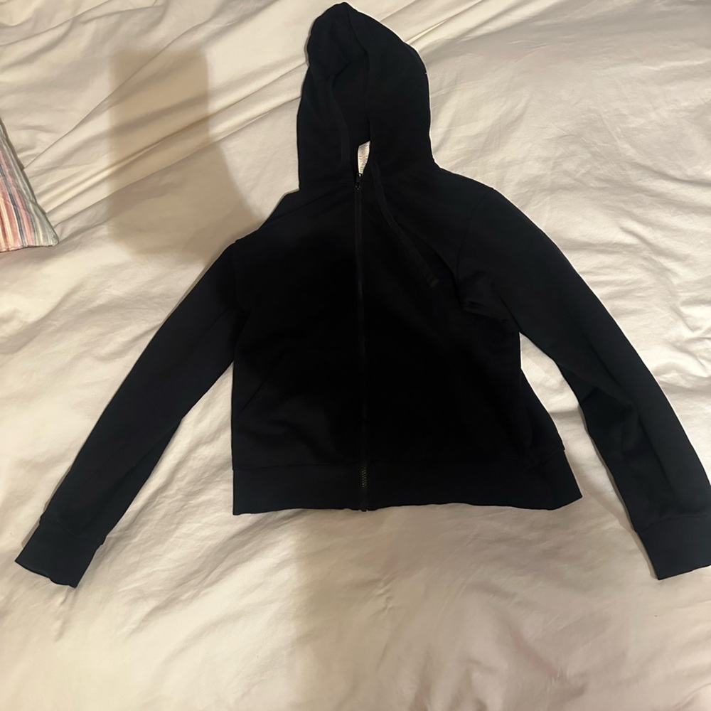 ALO Yoga zip Black Hoodie